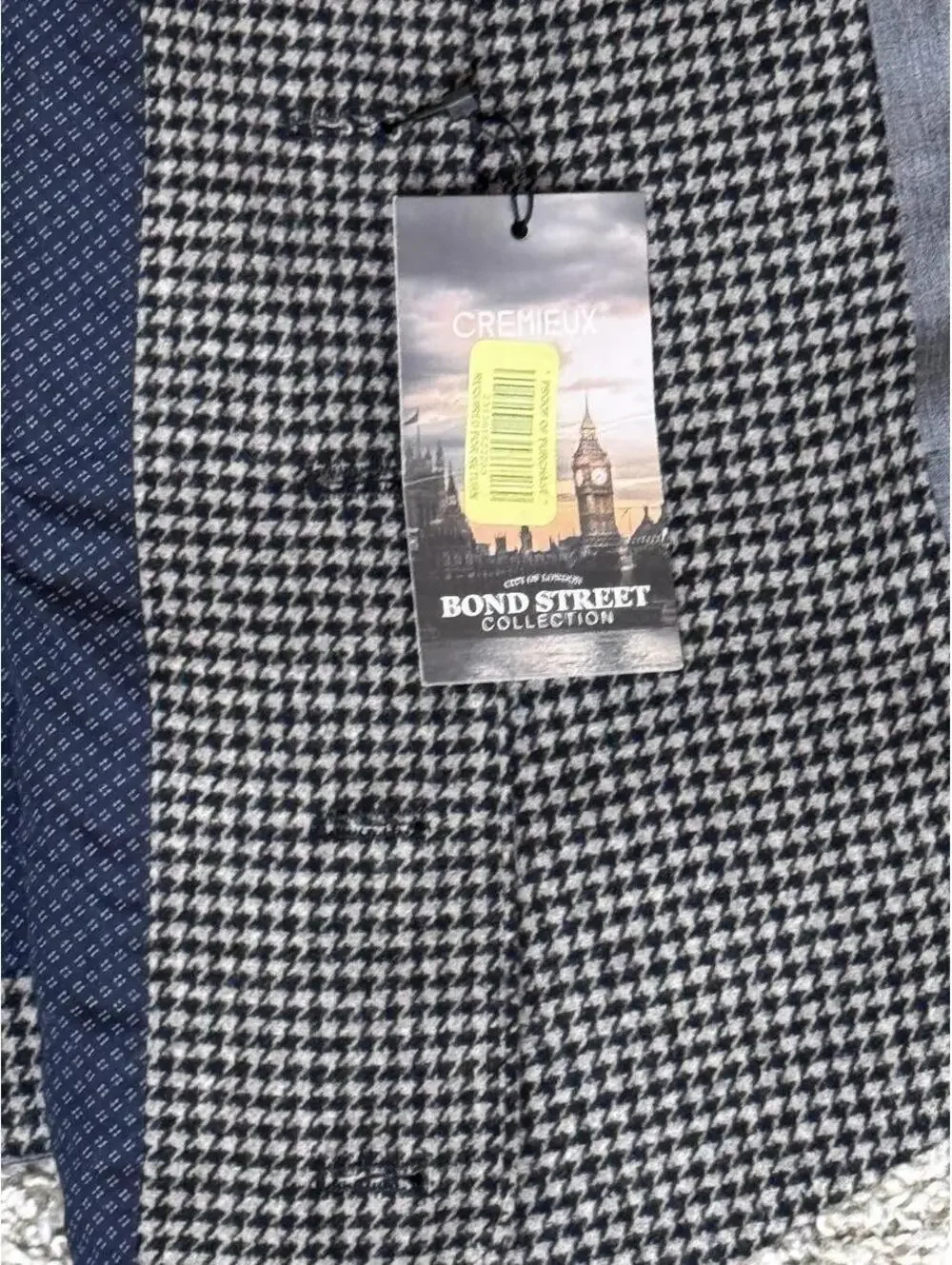 ⚜️ CREMIEUX BOND STREET COLLECTION HOUNDSTOOTH VEST